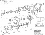 Bosch 0 601 110 003  Drill 220 V / Eu Spare Parts